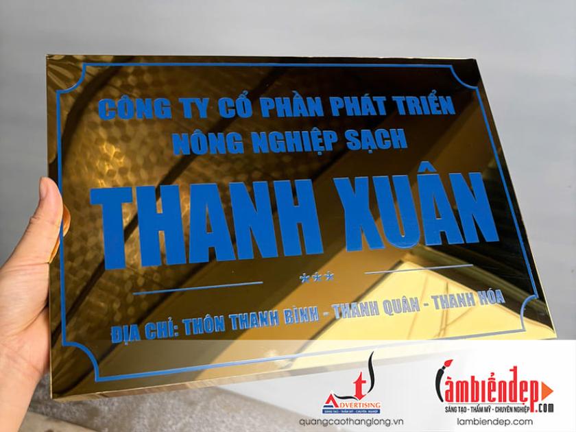 Làm Biển Công Ty Lấy Ngay Trong 30 Phút: Đẹp, Chuẩn thông tin Thuế, Giá Rẻ