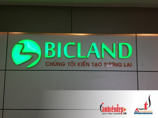 Lắp đặt hệ thống biển công ty BicLand